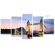Customized Canvas Prints Wall Art Tower Bridge Sunset Scenery Long Life Span