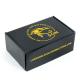 Custom Logo Cardboard Rigid Boxes Rose Gold Black For Men'S Birthday Gift Set