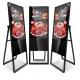 Portable Floor Stand 32inch LED LCD Poster digital signage board with WIFI network Android OS function