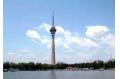 The central broadcasting television tower travels  Beijing of China