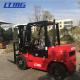 3 ton diesel forklift truck 3m two stage mast with bale clamp attachment