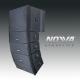 350W double 6.5 mini line array speaker black color cabinet For Living Performance