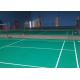 Vinyl raw material high resilience Pure Color Vinyl Floor for Indoor Badminton Courts