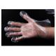 Free Size Polythene Transparent Disposable PE Gloves Plastic Gloves 100 Pack