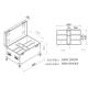 Wooden / Aluminum Tool Cases Trolley Case For Moving Head Light Case