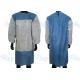 Delta Disposable Hospital Gowns , SMS Fabric Reinforced Surgical Gown Fluid
