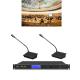 UHF 2 Channels multi microphone Wireless Conferencing System 620MHZ-850MHZ