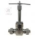 Manual Butt Weld Cryogenic Globe Valve Short Stem For Cryogenic Tank DN40