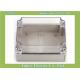 175*125*100mm ip66 clear distribution box weatherproof electrical enclosures
