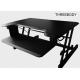 Ergonomic Techniques Modern Computer Desk 800 * 520mm In Black / White