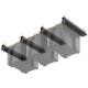 Adjustable Width Folding Rack for Overhead Garage Storage Classification Folding Rack