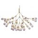 Luxury Pendant Lamp Glass Ball Chandeliers Decor Light Fixtures Magic Bean Ceiling Modern Glass Pendant Lamps