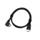 HDMI Male To Male Cable 90 Degree Left High Speed HDMI Cord Supports UHD 4K 60hz