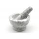 Natural Carve Marble Stone Mortar And Pestle Polished Kitchen Tool