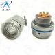25A-300A Current Rating Stainless Steel Passivated Plug XCD22T4K1P40 With Cable Clamp