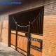 Metal Frame Bamboo Prefabricated Horse Stalls 3500mm Size High Durability