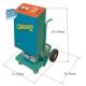 1/2HP single cylinder oil less mobile refrigerant recovery machine after service freon gas charging station