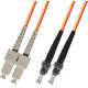 multimode Duplex Fiber Optic Patch Cable 3M ST-SC 62.5/125 Orange
