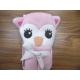 microfiber hooded towels,3D embroidered cute towel with hood