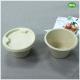 Easy Green Nature Color Disposable Use Paper Pulp Bowl With Lid - Leak Proof,Water And Oil Resistant Takeaway Container