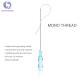 Face Medical Thread Cog Barbed Polydioxanone Thread 25-150mm Needle Length