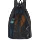 Custom Foldable Drawstring Gym Backpack Bag Black For Sports Dance Swimming Gear