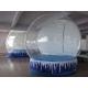 Clear Pvc Tarpaulin Inflatable Snow Globe / Bubble Tent With Air Mat