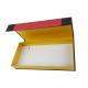 157G Gloss Art Paper Glue 1200G Cardboard Material Book Shape Packing Box Gold Color Inside Book Shape with Magnetic