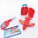 Awesome 3D Promotional Plastic Toys Of Red Super Wings Pattern Toy Set