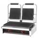 Industrial Double Heads Electric Panini Contact Grill Sandwich Press with Private Mold