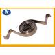 Stainless Steel 301 Industrial Torsion Spring , Spiral Power Spring For Motor