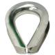 G411 Standard Wire Rope Thimble For Wire Chain Fittings 1/8in