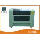 LCD Control CO2 Laser Engraving Cutting Machine Water Cooling For Rubber / Wood