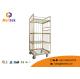 Heavy Duty Logistics Trolley Folding Steel 4 Layers Powder Coating Surface