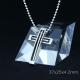 Fashion Top Trendy Stainless Steel Cross Necklace Pendant LPC182