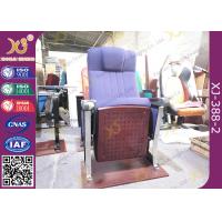 Aluminum Alloy Leg Lecture Hall Seating With Comfortable Back Rest Support