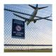 Wholesales Heat Treated PVC Coated Airport Fence with Customized Options and Designs