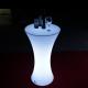 Customized LED Light Cocktail Table Illuminated Rechargeable
