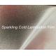 Semi Clear Sparkle Cold Lamination Film 0.5mm Glitter Cold Lamination Film