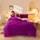 Winter Warm Velvet Bedding Set Luxury Thicken Comforter Quilt Bed Lamb Fleece Customised Size
