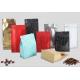 Eight-sided flat bottom black aluminum foil k bags stand up pouches with air valve  for coffee bean