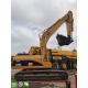 0.8M3 Bucket Crawler Excavator  Yellow  Color  Digger CAT 320c Excavator ,  Second Hand Construction Machinery