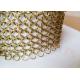 7mm Stainless Steel Welded Ring Mesh Curtain For Space Decoration