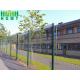 Anti Climbing Prison 358 Weld Mesh Fencing Height 1.8m 2.4m Weather Proof