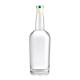 Hot Stamping Glass Collar Whisky Bottle for Unique Shaped Wine Glass 250ml 350ml 500ml