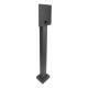 54 Black Steel Gooseneck Stand Metal Fabrication Parts ISO9001 Approval