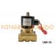 2W160-15 UW-15 1/2 Semi Direct NBR Diaphragm Uni-D Type Brass Solenoid Valve 110V AC 12V DC