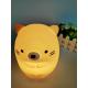 Cartoon Hamster Soft Silicone Toys , Silicone Color Changing Night Light