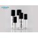 Flat Top Cylinder Acrylic Lotion Bottles Multi Capacity For Skincare Toner
