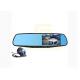 HD 1080P Car Mirror DVR 4.3 Inch LCD Screen With Night Vision